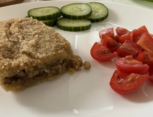 Lebanese Potato and Meat Pie (Potato Soufflé)